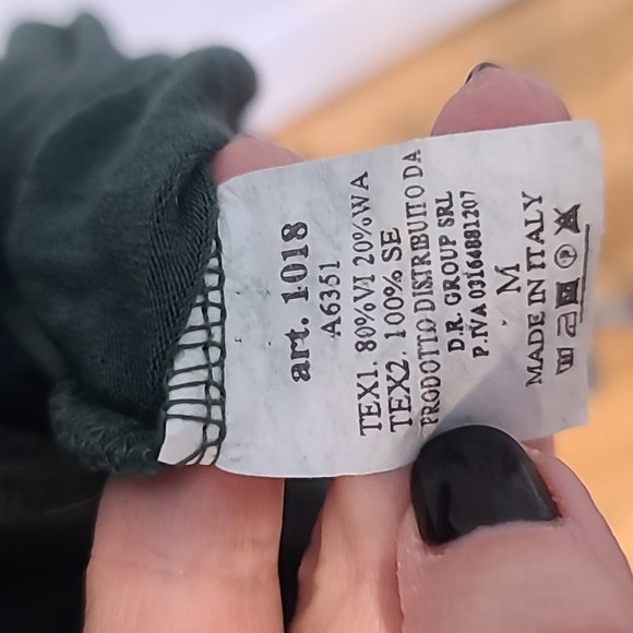 Guarapo, made in Italy , green tunic with studs - Picture 8 of 8